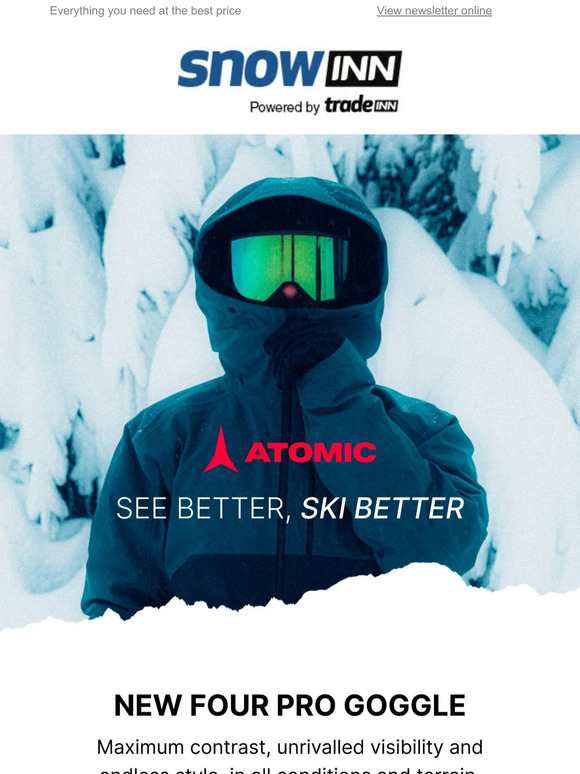 Tradeinn Sun, clouds, fog... choose your new Atomic ski goggle Milled