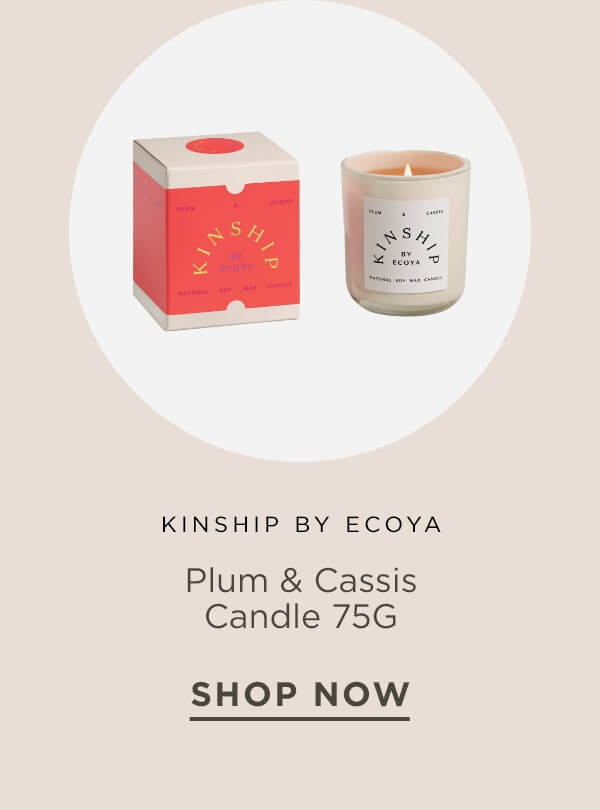 Kinship by ecoya plum & cassis candle 75G