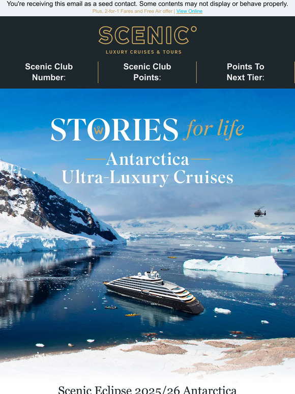 Scenic Luxury Cruises & Tours: Seed - Exclusive Early Access: 2025 / ...