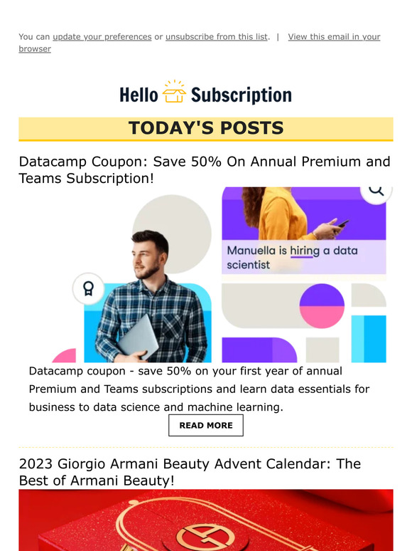 💌 Hello Subscription! Reviews, Spoilers, & Deals! 💌