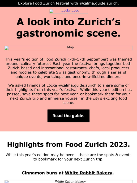 Locke Living: Food Zurich Festival 2023. | Milled