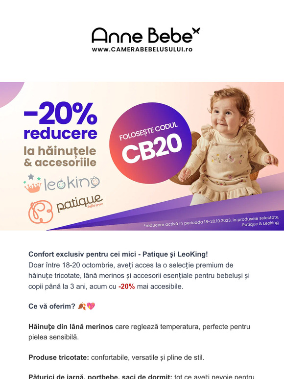 🌟 -20% Hainute Tricotate & Lana Merinos & Transport GRATUIT! Cod: CB20 🚚✨
