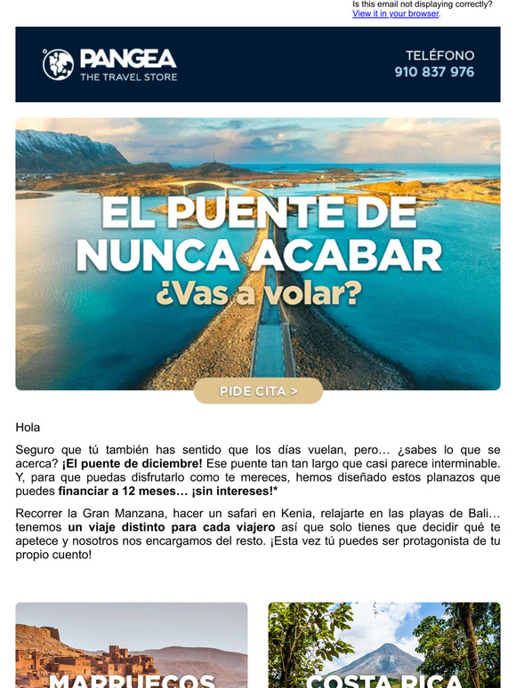El puente de nunca acabar. ¿Vas a volar? ✈️