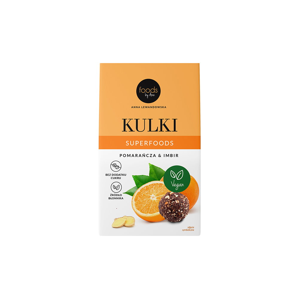 Kulki Superfoods Pomarańcza & Imbir
