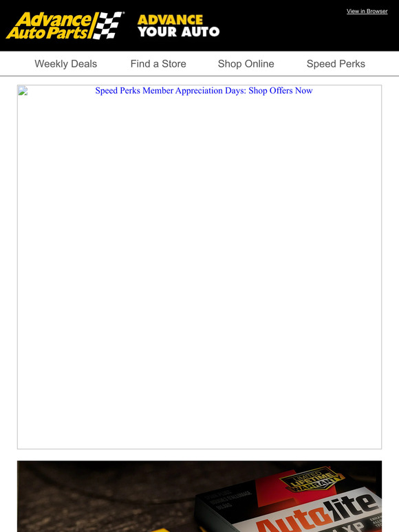 Advance Auto Parts Speed Perks Exclusive See Why 5 is Your Lucky