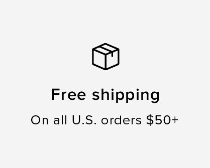 Free Shipping on all U.S. orders