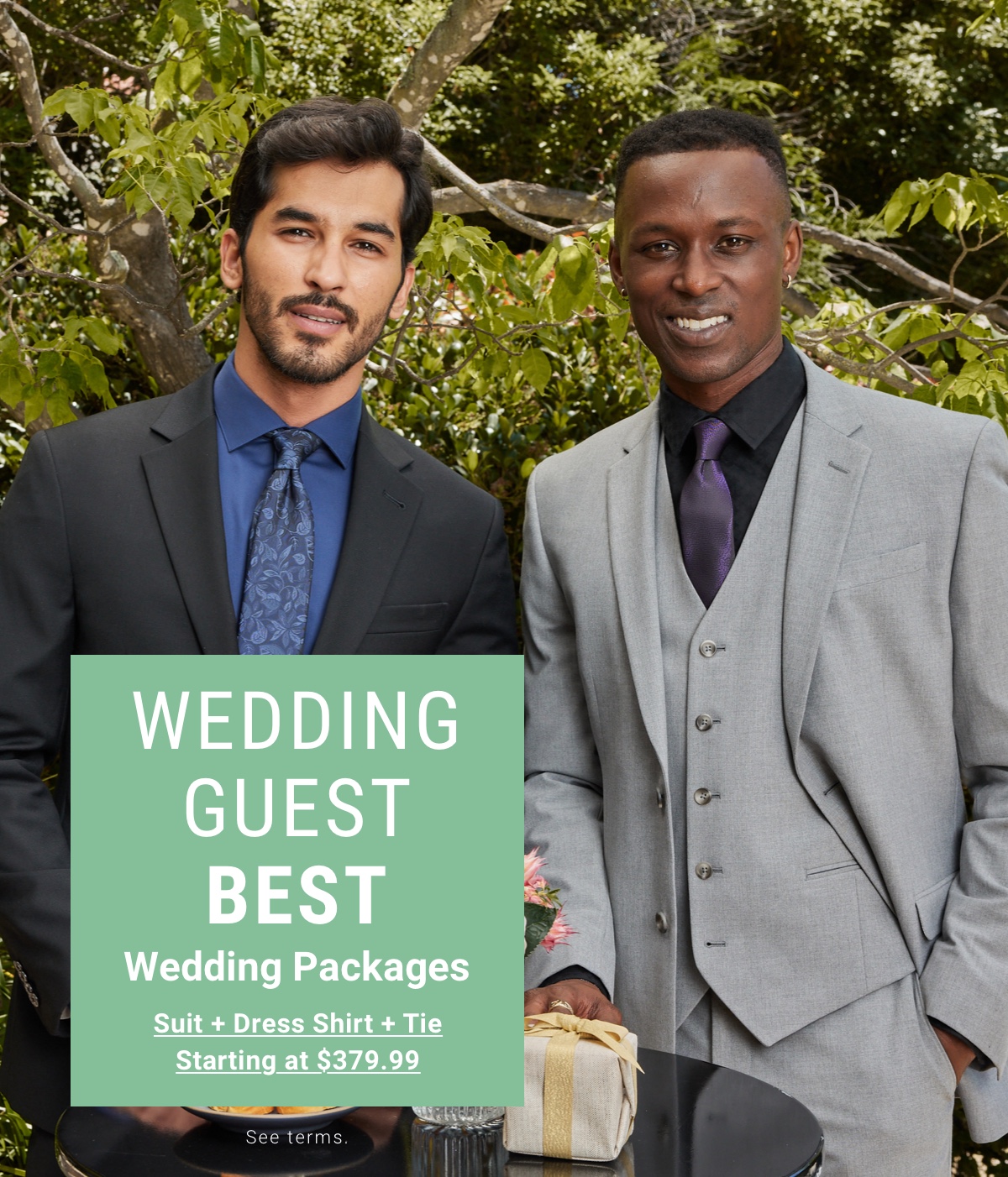 Wedding sales suit packages