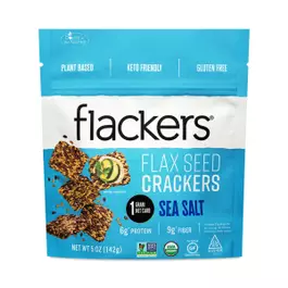  Doctor in the Kitchen Flackers - Sea Salt Flax Seed Crackers