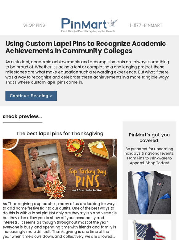 PinMart Orange Awareness Ribbon Engravable Lapel Pin Personalized