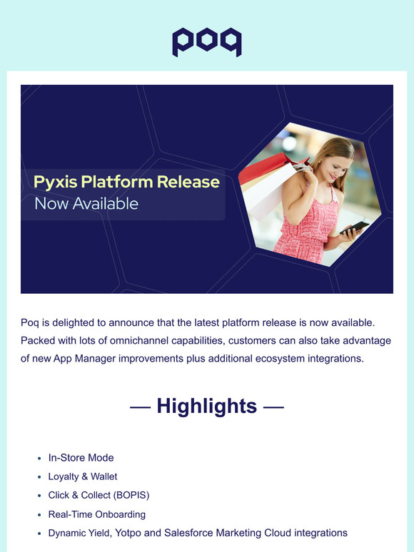 Latest poq platform release - Pyxis
