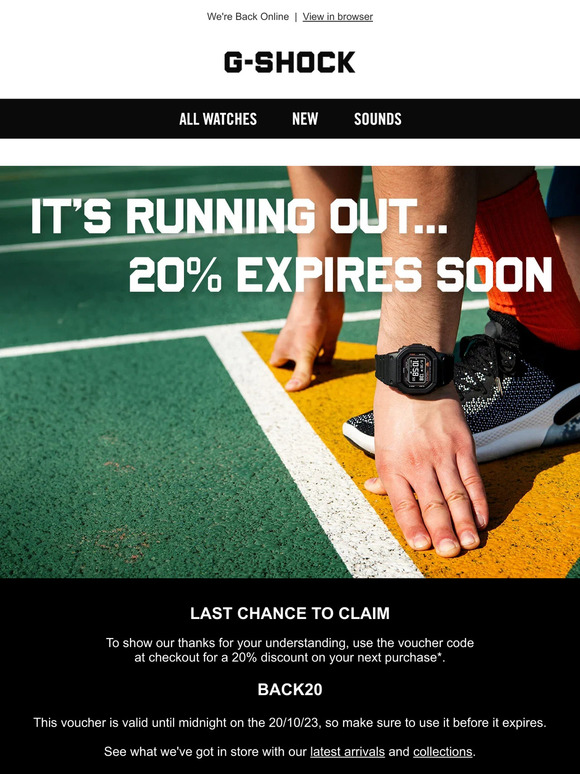 g shock UK Email Newsletters Shop Sales Discounts and Coupon Codes