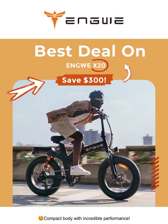 💥Save Big On ENGWE X20 Now!🚴