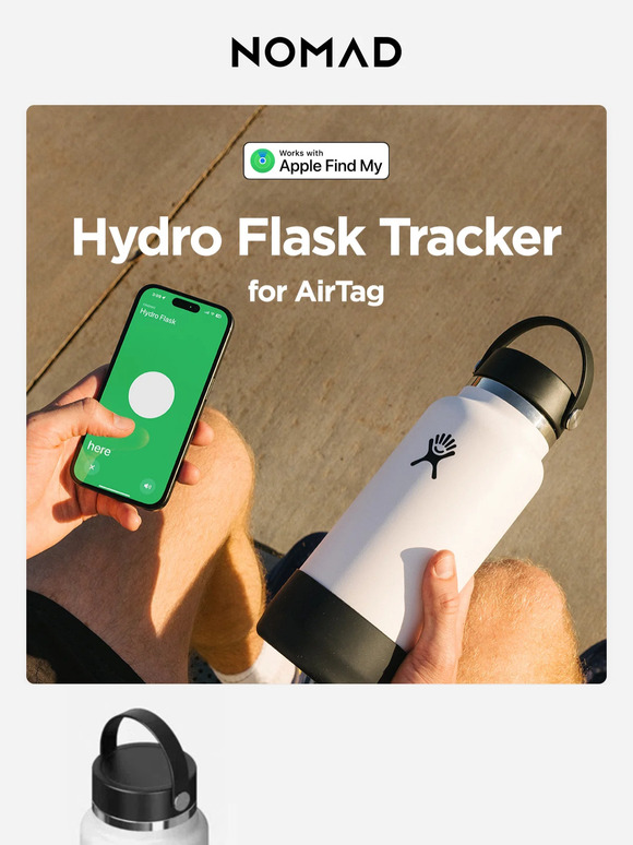 Nomad's Hydro Flask Tracker lets you put an Apple AirTag on your