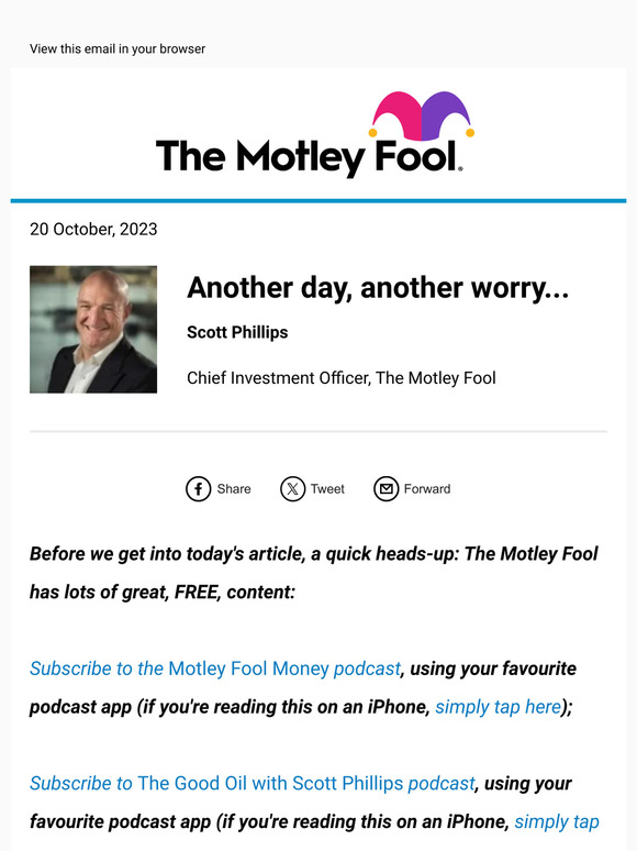 The Motley Fool Why is the market so calm? Milled