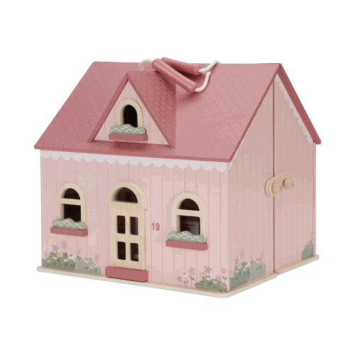 Little Dutch Pink Small Dolls House With Furniture