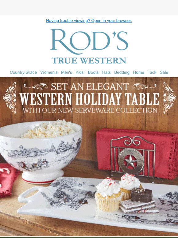 Rod's Western Palace Elevate Your Holiday Table with New Western