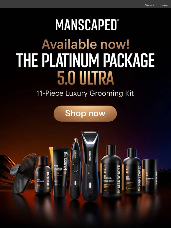 Manscaped: ALL-NEW: The Platinum Package 5.0 Ultra