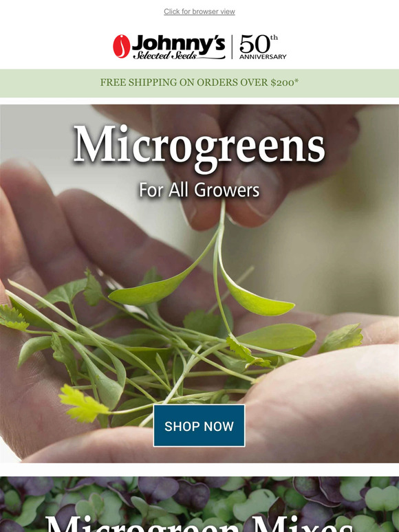 Grow Year-Round with Microgreens