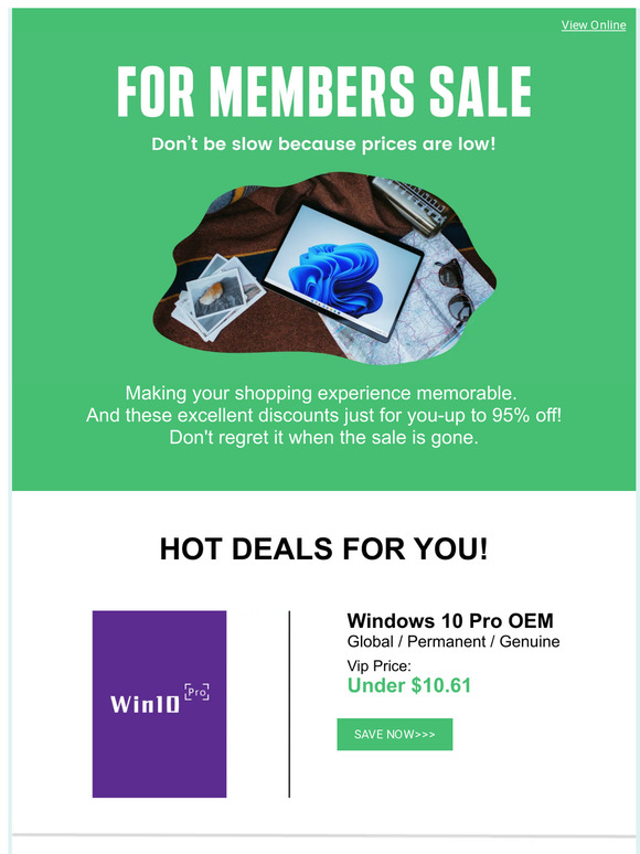 For Members Sale: Top Picks Under $9!