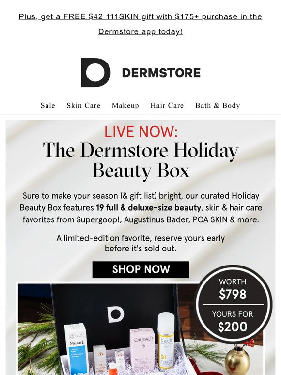 NOW LIVE: Our 19-piece Holiday Beauty Box