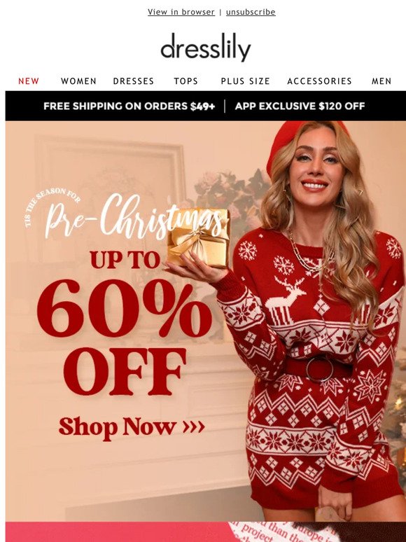 Pre-Christmas Up To 60% Off +Halloween Clearance Down To $1