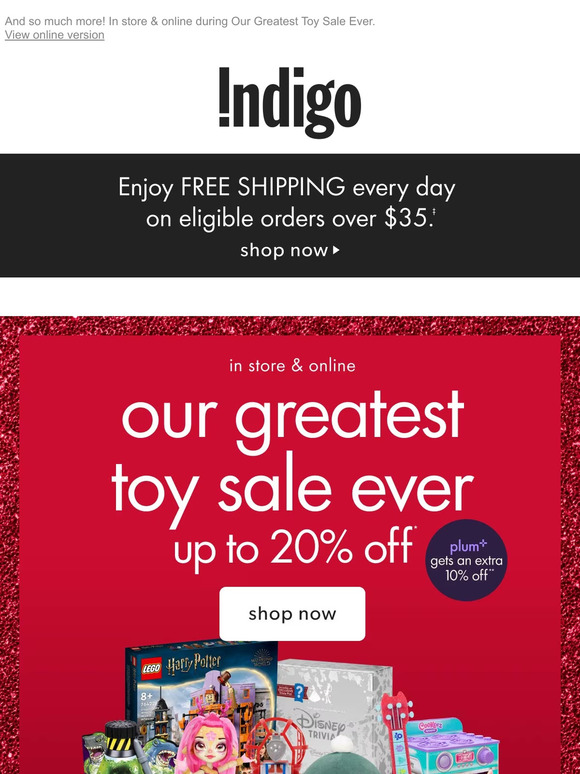 Up To 20% Off! LEGO Sets✔ Barbie✔ Advent Calendars✔
