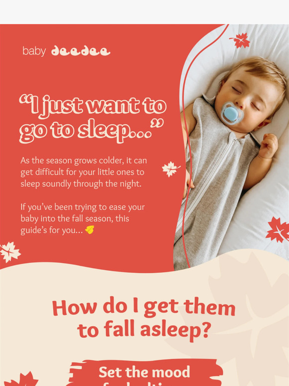 Is your baby struggling to Fall asleep this season? 🍂💤