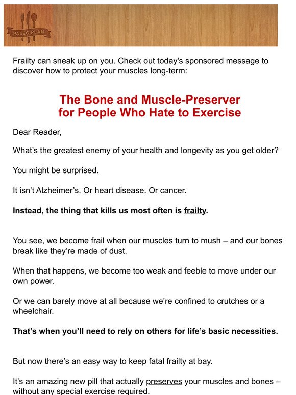 The Muscle-Preserver for People Who Hate to Exercise