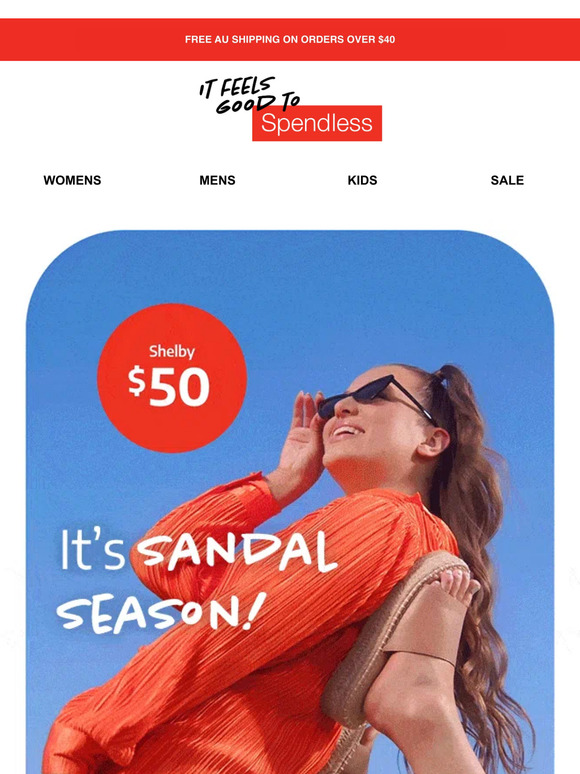 It's sandal season!