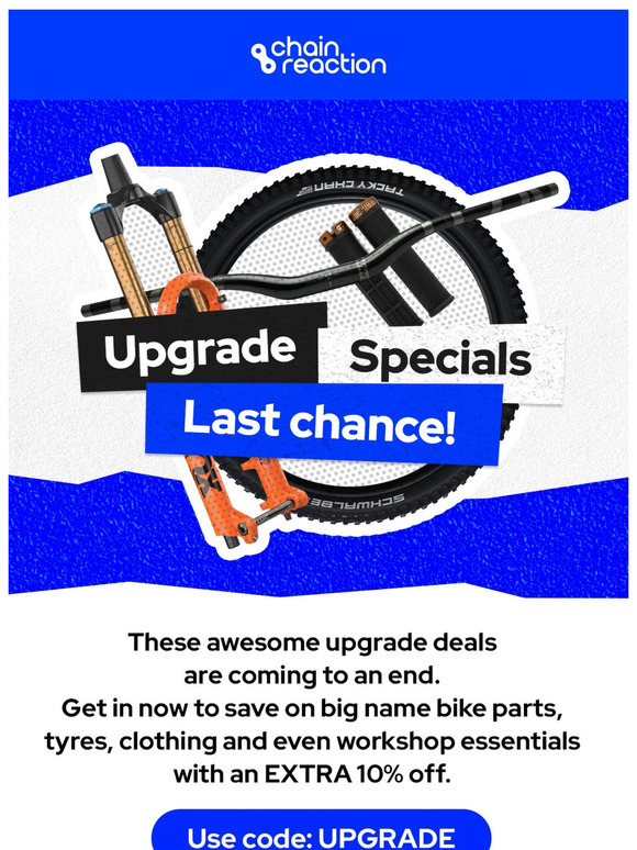 Upgrade Specials - use it or lose it!