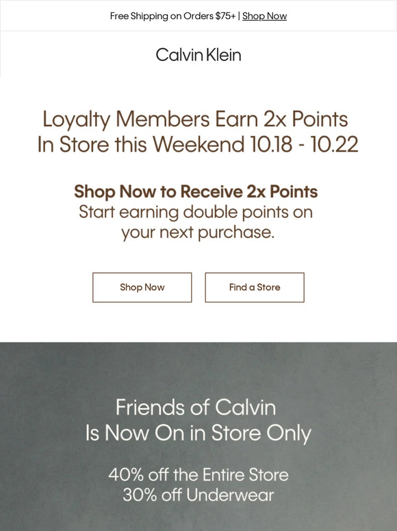 calvin klein coupon code 2019