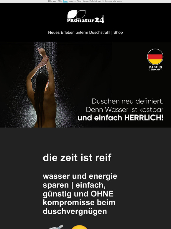 🚿 Ab unter die Dusche | Jetzt nachhaltig Wasser + Energie sparen!