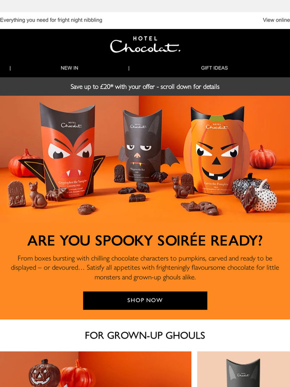 Hotel Chocolat Tasting Club: Chilling chocolate for haunted house ...