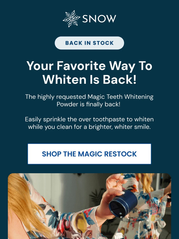 Magic Powder Restocked at 25% Off! 🦷✨