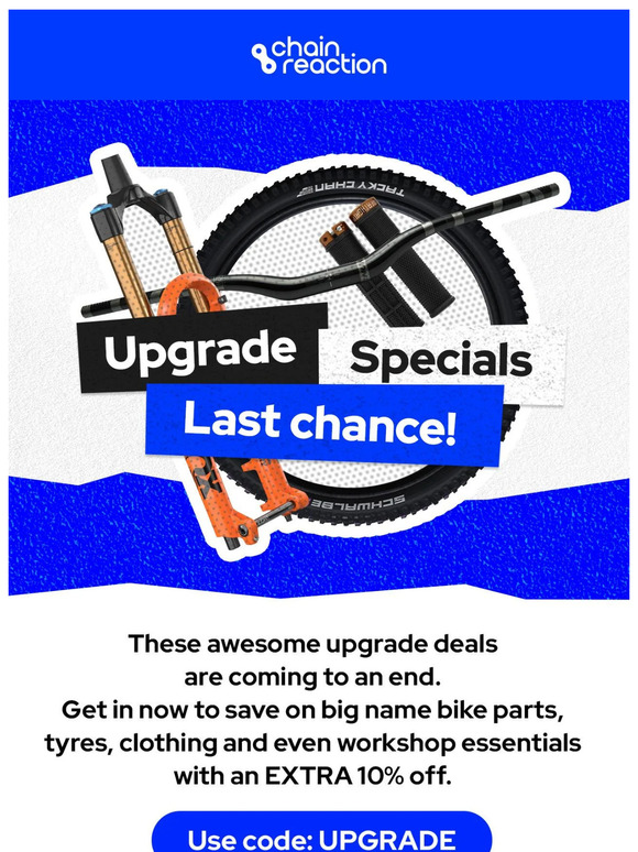 Upgrade Specials - use it or lose it!
