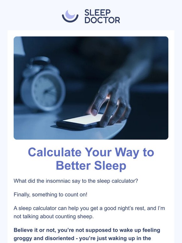 Singular Sleep How to Calculate Your Ideal Sleep Time Milled