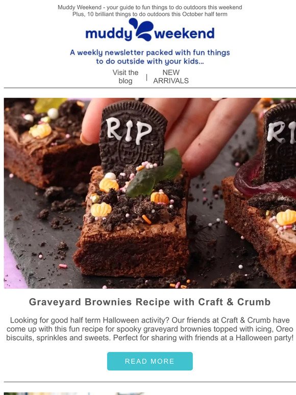 Graveyard Brownies Recipe with Craft & Crumb 🎃
