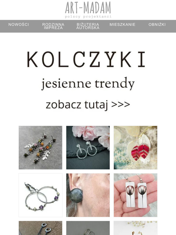 Kolczyki jesienne trendy  🍂