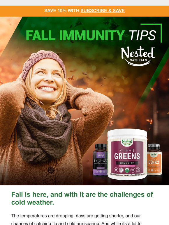 Top 3 Picks For Fall Immunity 🍁