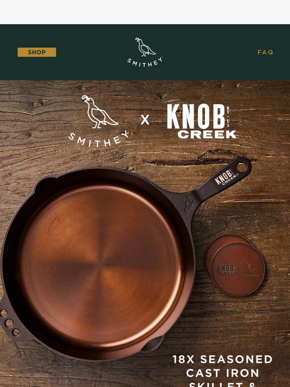 Knob Creek and Smithey Released a Very Special Cast-Iron Skillet