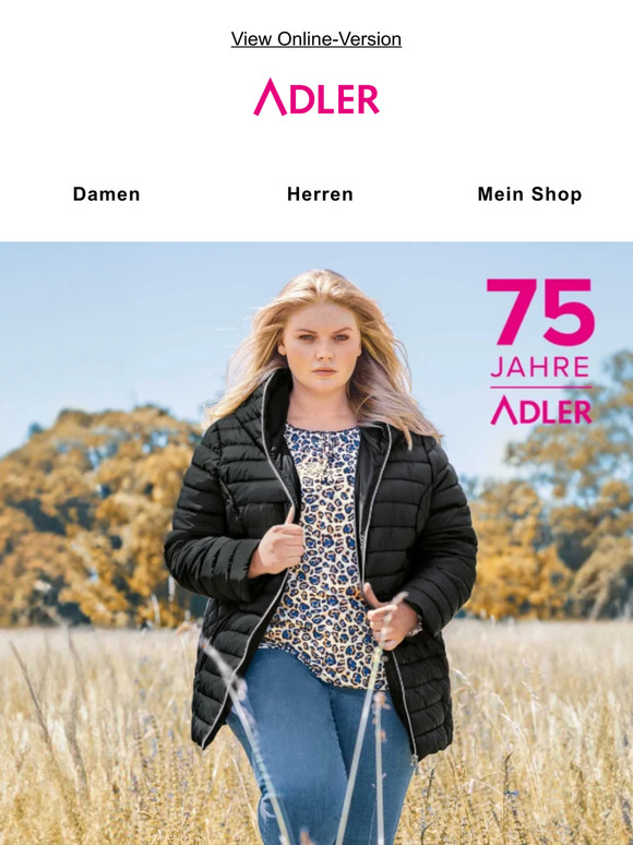 Adler Moden Unsere neue Herbst & Winterkollektion 75 Jahre Jubiläum