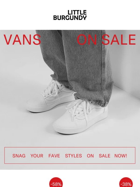 Vans on Sale 🎊