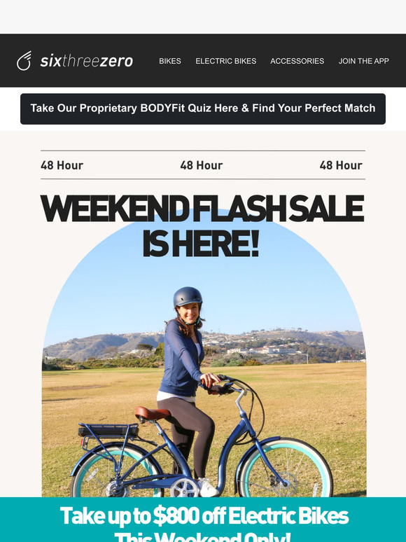 Weekend Flash Sale is Here