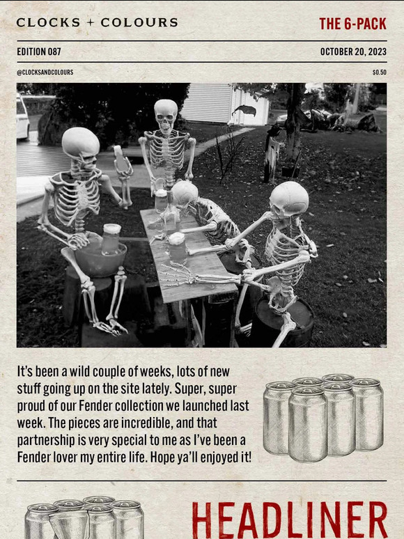 Clocks and Colours Convert THE 6PACK Brews & Boo's Edition Milled