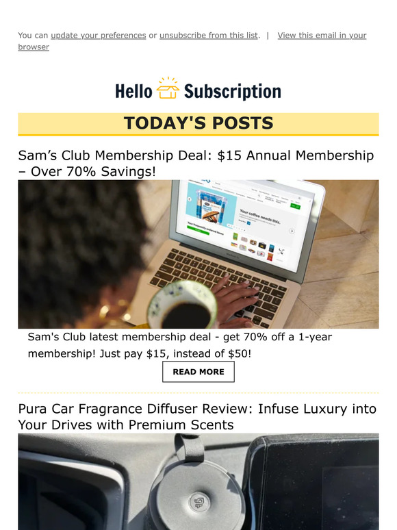 💌 Hello Subscription! Reviews, Spoilers, & Deals! 💌