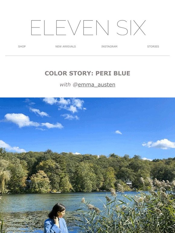 COLOR STORY: PERI BLUE with @emma_austen