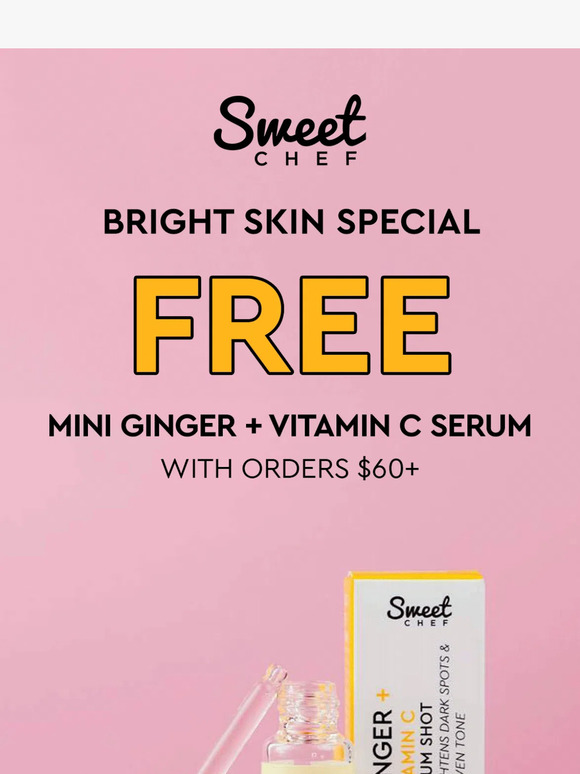 A (free) gift for brighter skin ✨