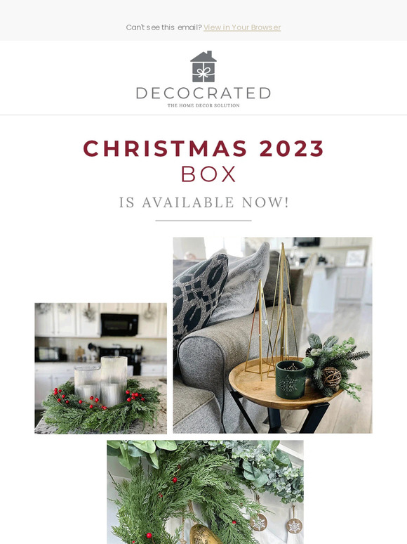 Decocrated Christmas 2023 DeLuxe Box AVAILABLE NOW🎄 Milled