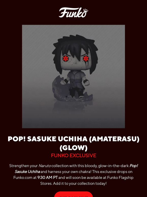 Buy Pop! Sasuke Uchiha (Amaterasu) (Glow) at Funko.