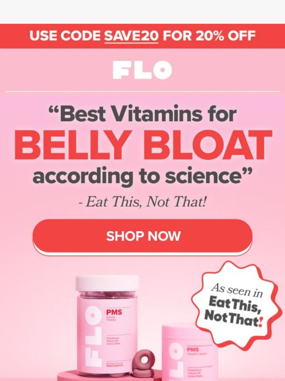 THE best thing for belly bloat